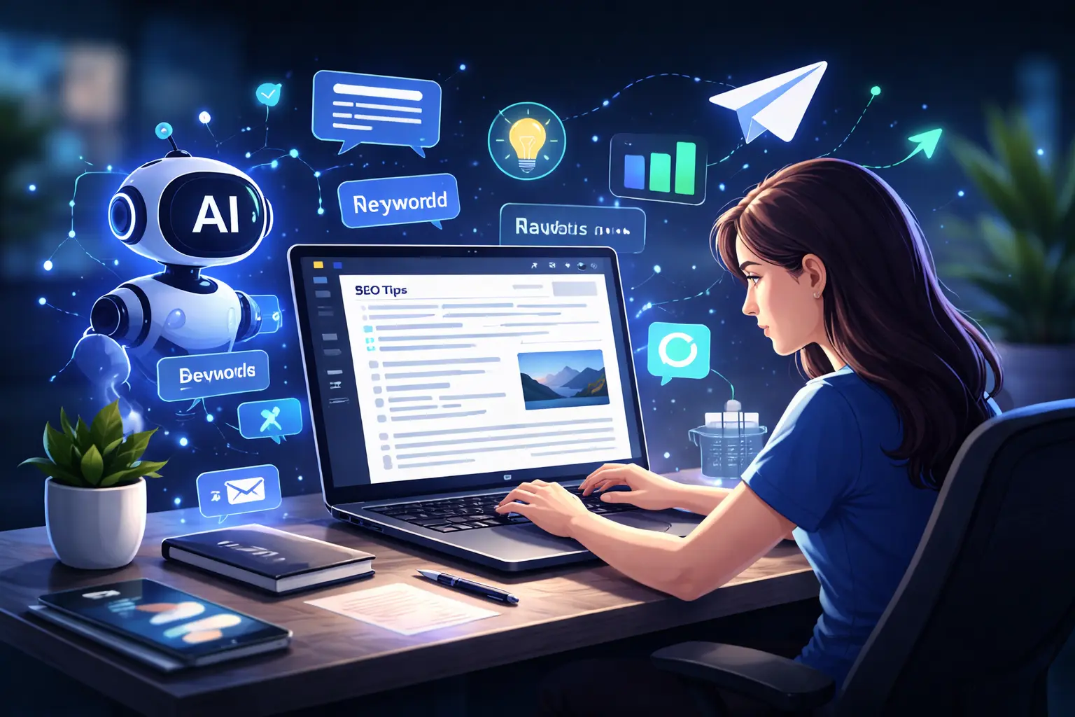 Editorial hero image showing a policy document with subtle AI circuitry and civic architecture silhouettes